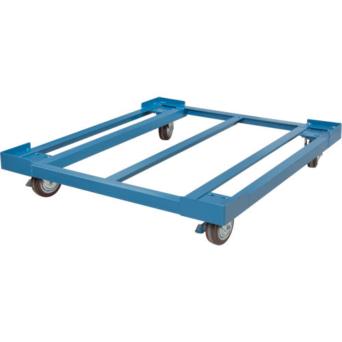 Socle roulant pour palette, 48,5" la x 43" p x 8" h, Capacité de 3000 lb - MP044