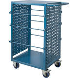 Chariot mobile pour matériaux bobinés, Acier, 6 Montants, 21" la x 48" h x 38" p, Capacité de 1200 lb - MP086