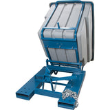 Self-dumping containers, Polyethylene, 1-1/10 yd(3), Gray - MP156