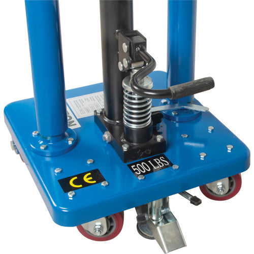 Table de travail hydraulique, 18'' lo x 18'' la, Acier, Capacité 500 lb - MP535
