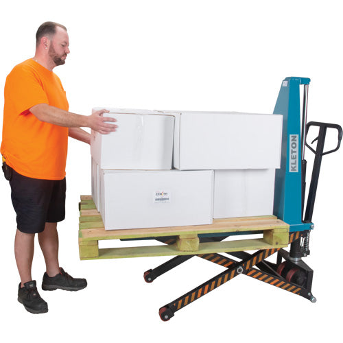 Manual Scissor Lift, 20-1/4" L x 45-1/4" W, Steel, 3300 lb Capacity - MP565