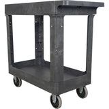 Chariot utilitaire pour l'entretien, 2 tiers, 16-1/2" x 32-1/2" x 34-1/2", Capacité 550 lb - MP640