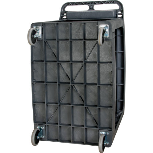 Chariot utilitaire pour l'entretien avec tablette plate, 2 tiers, 25-1/4" x 32-1/4" x 44", Capacité 550 lb - MP642