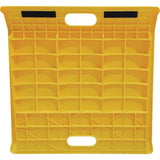 Rampe de trottoir portable en poly pour diable, Capacité de 1000 lb, 27" la x 27" lo - MP740