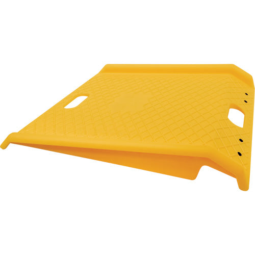Rampe de trottoir portable en poly pour diable, Capacité de 1000 lb, 27" la x 27" lo - MP740