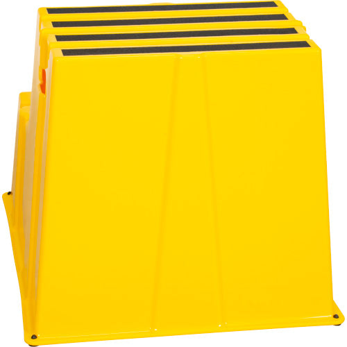 Escabeau industriel, 2 marches, 26" x 22-7/16" x Hauteur 19-11/16" - MP771