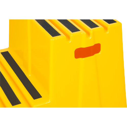 Escabeau industriel, 2 marches, 26" x 22-7/16" x Hauteur 19-11/16" - MP771