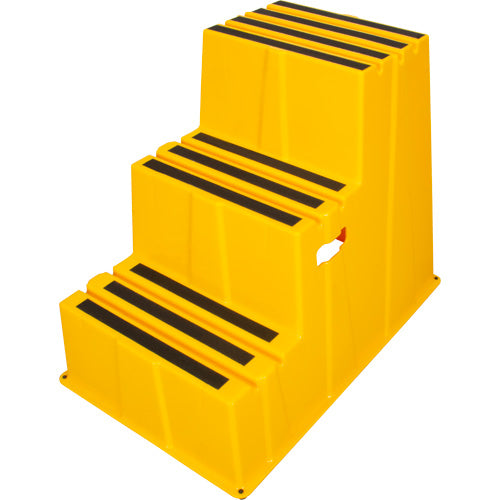Escabeau industriel, 3 marches, 34-13/16" x 22-7/16" x Hauteur 28-1/2" - MP772