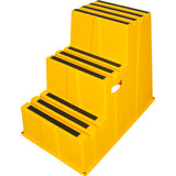 Escabeau industriel, 3 marches, 34-13/16" x 22-7/16" x Hauteur 28-1/2" - MP772