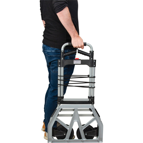 Folding Hand Truck, Aluminum, 275 lb Capacity - MP947