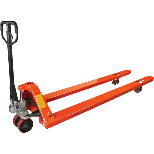 Transpalettes hydrauliques à fourche de 8', 96" lo x 27" la, capacité 4400 lb - MQ019