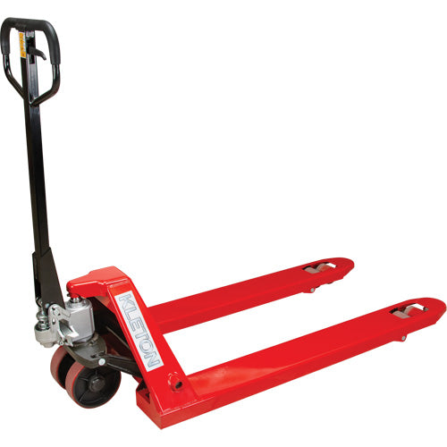 Hydraulic Pallet Truck, Steel, 48" L x 27" W, 5500 lb Capacity - MQ053