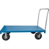 Chariot à plateforme pour l'extérieur, 96" lo x 48" la x Capacité 1200 lb, Roues en Anticrevaison - MQ154