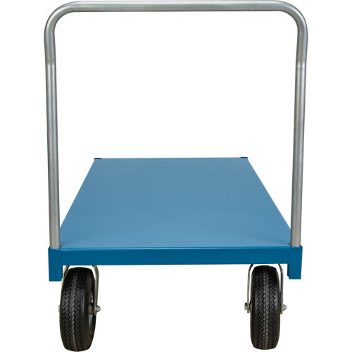  Chariot à plateforme pour l'extérieur, 96" lo x 48" la x Capacité 1200 lb, Roues en Anticrevaison - MQ154