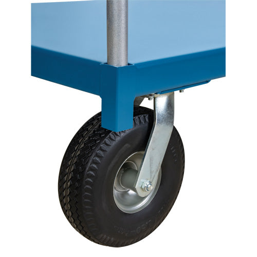 Chariot à plateforme pour l'extérieur, 96" lo x 48" la x Capacité 1200 lb, Roues en Anticrevaison - MQ154