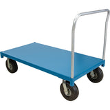  Chariot à plateforme pour l'extérieur, 96" lo x 48" la x Capacité 1200 lb, Roues en Anticrevaison - MQ154