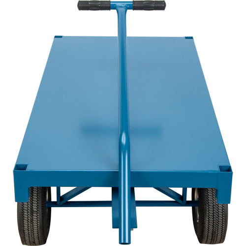 Chariot de ramassage à plateforme pour l'extérieur, 30" la x 60" la x Capacité 1000 lb - MQ156