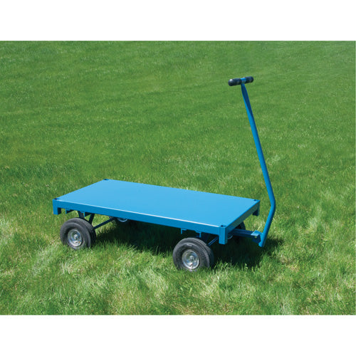Chariot de ramassage à plateforme pour l'extérieur, 30" la x 60" la x Capacité 1000 lb - MQ156