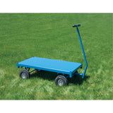 Chariot de ramassage à plateforme pour l'extérieur, 30" la x 60" la x Capacité 1000 lb - MQ156