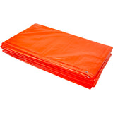 Bâches isolées, Polyéthylène, Orange, 20' x 12' x 8 mils - NAA081