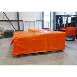 Bâches isolées, Polyéthylène, Orange, 20' x 12' x 8 mils - NAA081