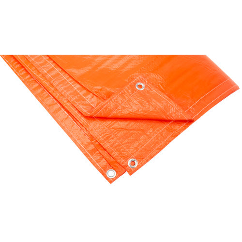 Bâches isolées, Polyéthylène, Orange, 20' x 12' x 8 mils - NAA081