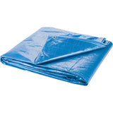 Bâche, Standard, Bleu, 24' x 12' x 4 mils - NN382