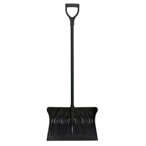 Poly Snow Shovel, Polypropylene Blade, 19-3/4" Width, D-Grip Handle - NM810