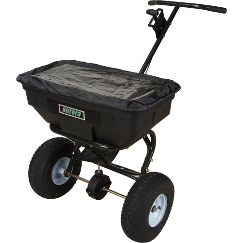 Broadcast Spreaders with Stainless Steel Parts, 27,000 sq ft, 125 lb Capacity - NN139