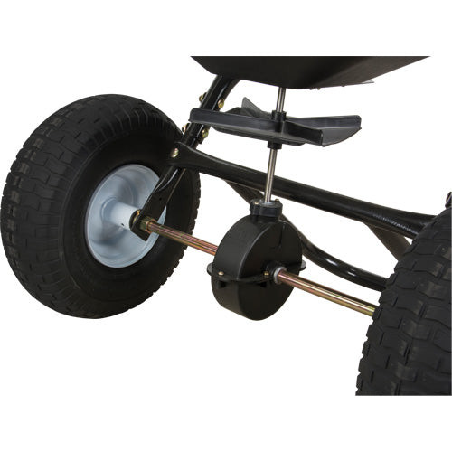 Broadcast Spreaders with Stainless Steel Parts, 27,000 sq ft, 125 lb Capacity - NN139