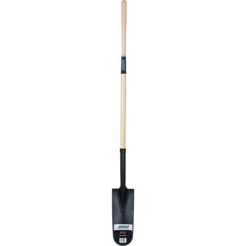 Heavy-Duty Drain Scoop, Carbon Steel, 16" x 6" Blade, 45" L, Straight Handle - NN240