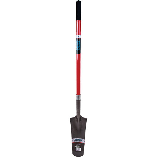 Heavy-Duty Drain Scoop, Carbon Steel, 16" x 6" Blade, 45" L, Straight Handle - NN241