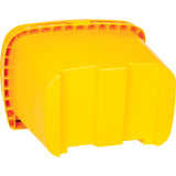 Salt and Sand Container, With Hasp, 21" x 27" x 26", 4.24 cu ft, Yellow - NO614