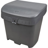 Salt and Sand Container, With Hasp, 21" x 27" x 26", 4.24 cu ft, Gray - NO615
