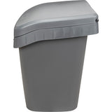 Salt and Sand Container, With Hasp, 21" x 27" x 26", 4.24 cu ft, Gray - NO615