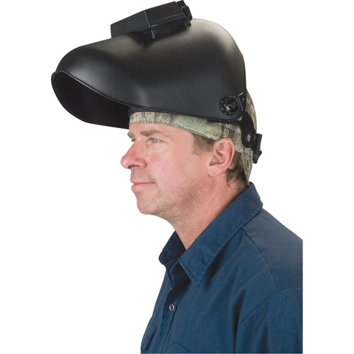 Durable fabric welder's cap with decorative pattern for protection
