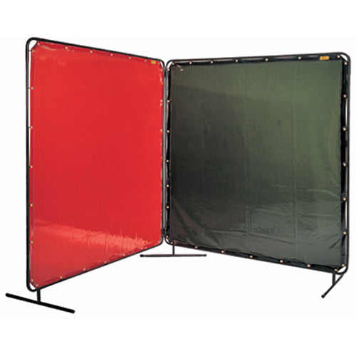 Écran et cadre pour soudage, Vert olive, 8' x 6' - NT895