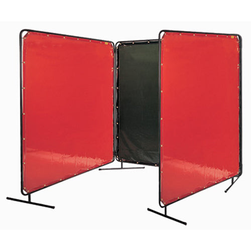 Welding Screen and Frame, Yellow, 8' x 6' - NT889