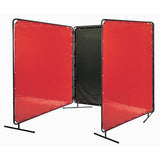 Écran et cadre pour soudage, Vert olive, 8' x 6' - NT895
