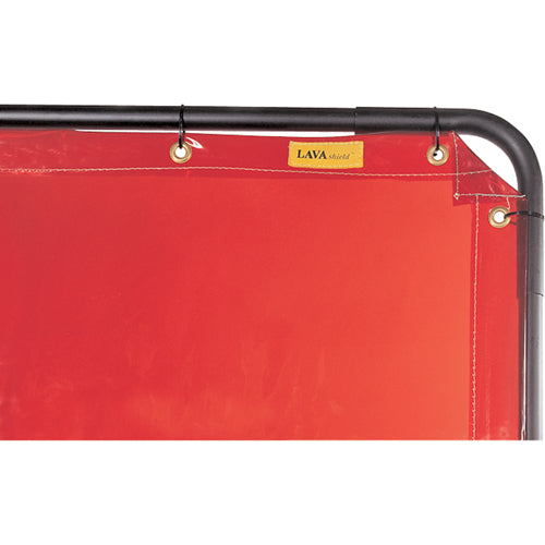 Lavashield™ Curtain, 92" x 68.5", High Transparency, Orange - NT829
