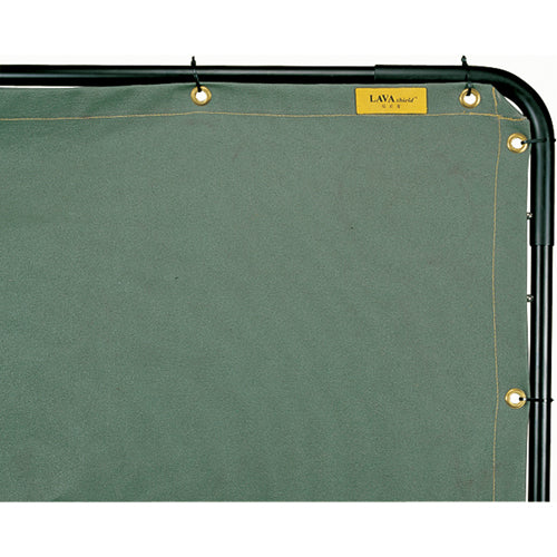 Écran et cadre pour soudage, Vert olive, 8' x 6' - NT895