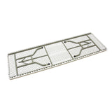 Folding Table, Rectangular, 96" W x 30" L, Polyethylene, White - ON600