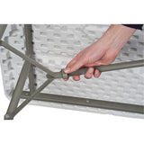 Folding Table, Rectangular, 48" W x 24" L, Polyethylene, White - ON598