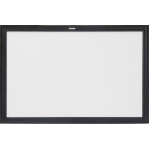 Black MDF Framed Whiteboard, Dry Erase/Magnetic, 36" W x 24" H - OR131