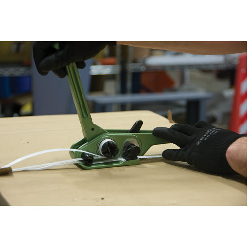 Tensioner for polypropylene and polyester straps - PC939
