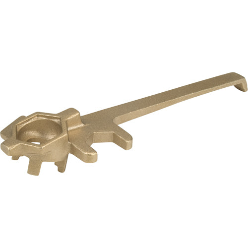 Clés à obturateur de luxe, Ouverture de 1-1/4", Poignée 9", Alliage de laiton antiétincelles - PE359
