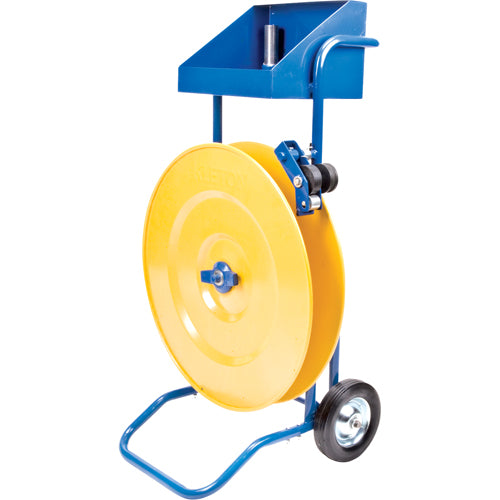 Strapping Dispenser, Polyester/Steel/Polypropylene Strapping, Core Dia 16"/8", Roll Width 3"/8"/6" - PE555