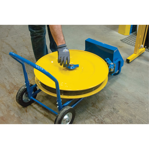 Strapping Dispenser, Polyester/Steel/Polypropylene Strapping, Core Dia 16"/8", Roll Width 3"/8"/6" - PE555