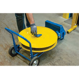 Strapping Dispenser, Polyester/Steel/Polypropylene Strapping, Core Dia 16"/8", Roll Width 3"/8"/6" - PE555