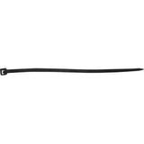 Cable Ties, 8" Length, 50 lb Tensile Strength, Black - PF390